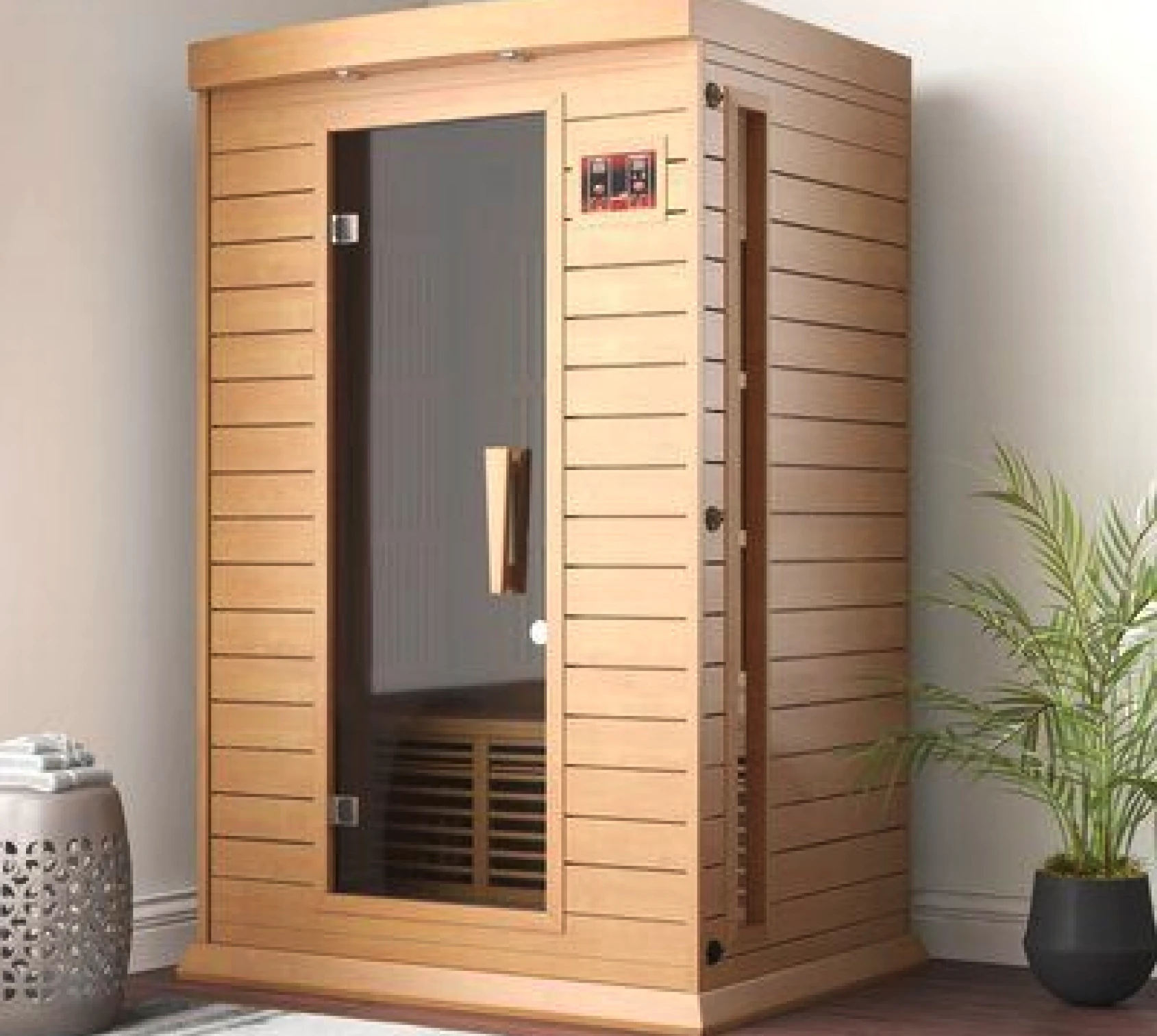 in home cedar sauna