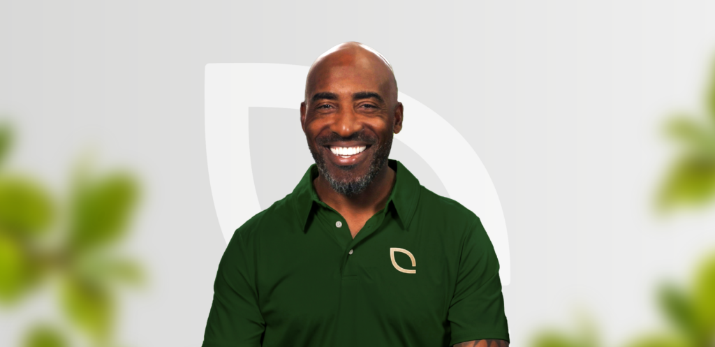 Ronde Barber with UltraLux Health logo