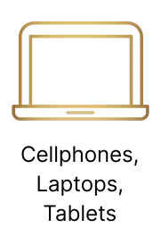 cellphones, laptops, tablets