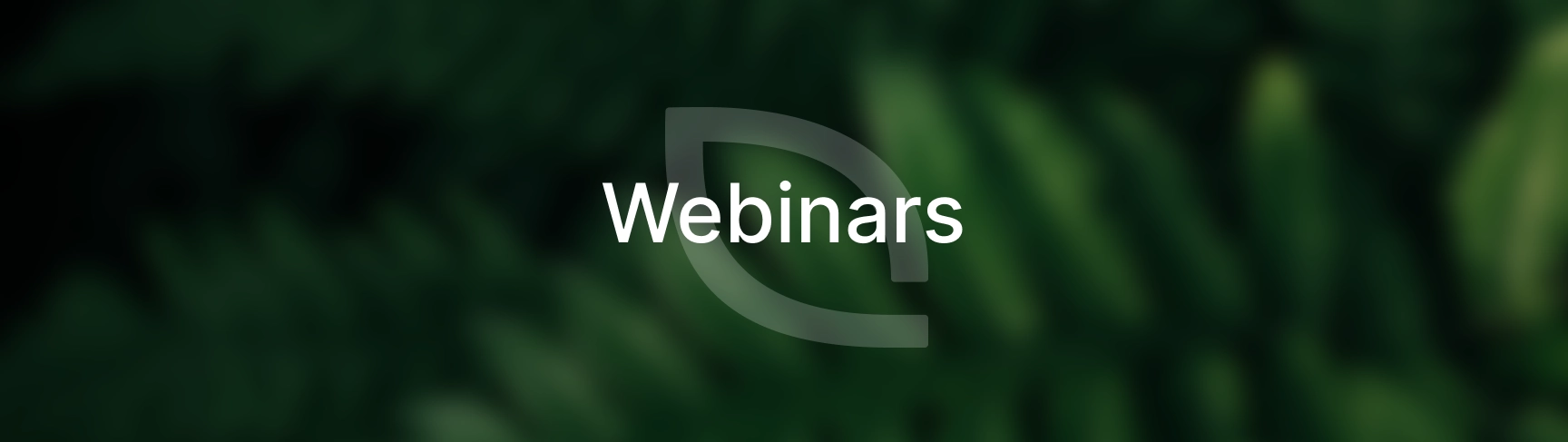 simple banner image for UltraLux Health webinars
