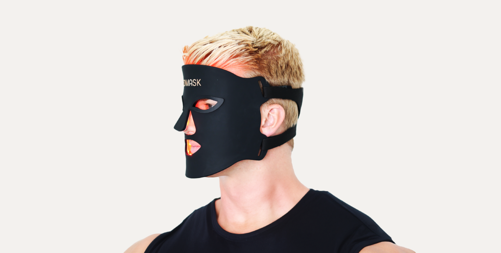 Man in black mask